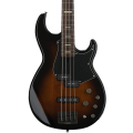 Yamaha BB734A 4 string electric bass guitar, Dark Coffee Sunburst Finish