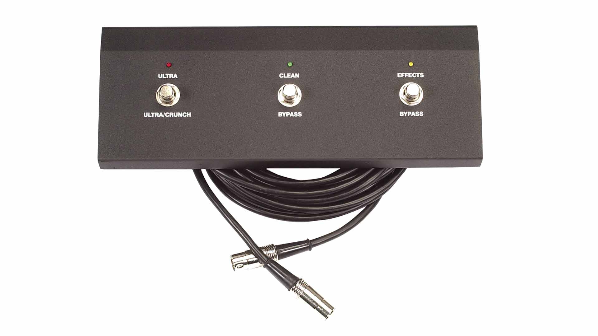 Peavey 6505 Plus Footswitch - 3 Button Channel/Crunch/Effect Switch With LED Indicators