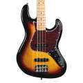 Jet JJB 300 Bass Guitar Sunburst close view