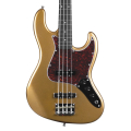 Jet JJB 300 Bass Guitar Gold close view