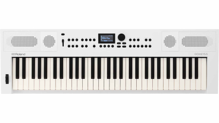 Roland GO KEYS 5 Portable Keyboard, White