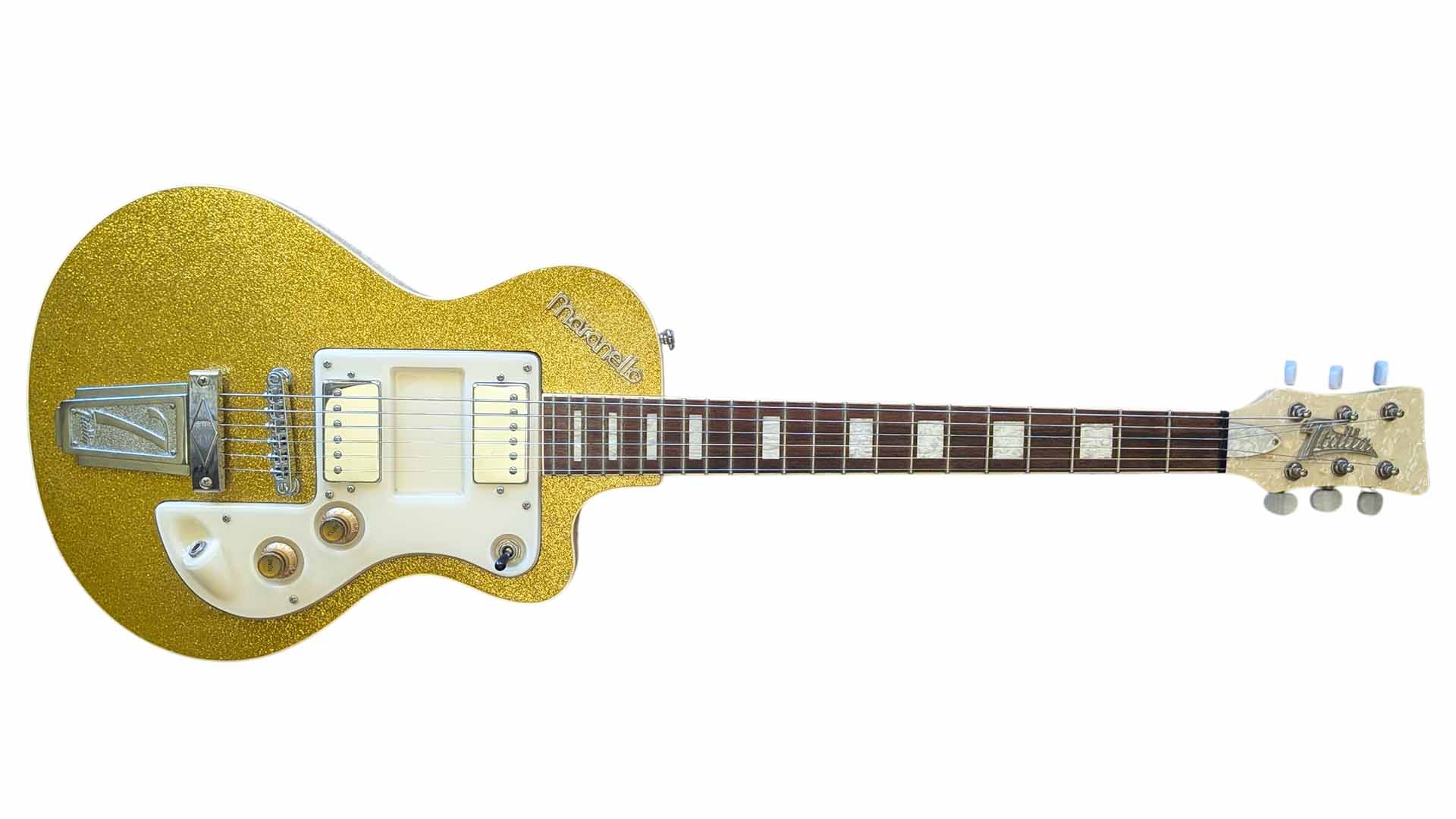 Italia Maranello Classic, Gold Sparkle – Guitar World Online