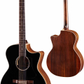 Eastman PCH2-GACE Grand Auditorium Acoustic Electric Guitar, Black finish