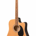Redding RED50CE Dreadnought Electric/Acoustic Guitar, Venetian Cutaway, Natural Finish
