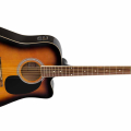 Redding RED50CE Dreadnought Electric/Acoustic Guitar, Venetian Cutaway, Tobacco Sunburst Finish