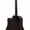 Redding RED50CE Dreadnought Electric/Acoustic Guitar, Venetian Cutaway, rear view