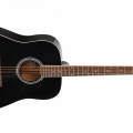 Redding RED50 guitar pack,RED50 acoustic dreadnought guitar - black gloss finish