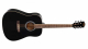 Redding RED50 guitar pack,RED50 acoustic dreadnought guitar - black gloss finish