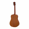 BROMO BAA1 Dreadnought Acoustic Guitar - rear body angle