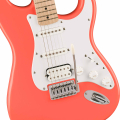 Squier sonic stratocaster HSS in Tahitian Coral finish