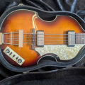 Hofner Contemporary Series Violin Bass, Antique Brown Sunburst finish, with Hard Case