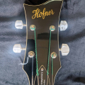 Hofner Contemporary Series Violin Bass, Antique Brown Sunburst finish, with Hard Case