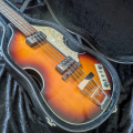 Hofner Contemporary Series Violin Bass, Antique Brown Sunburst finish, with Hard Case