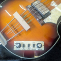Hofner Contemporary Series Violin Bass, Antique Brown Sunburst finish, with Hard Case