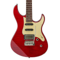Yamaha PAC612VIIFMXFRD Pacifica Electric Guitar in Fired Red, flamed maple veneer finish