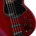 Yamaha BB734A 4 string electric bass guitar, Fired Red Finish