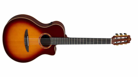 Yamaha NTX3 Nylon Acoustic Classical with Pick Up in Brown Sunburst