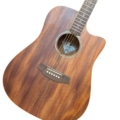 Cole Clark SFL1EC-MMAH Studio Series Fat Lady Dreadnought cutaway with pickup. All solid Mahogany