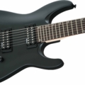 Jackson JS Series Dinky Arch Top JS22-7 DKA HT, Electric Guitar, Satin Black Finish