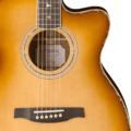 PRS - SE A40E Angelus Acoustic Electric Guitar, Tobacco Sunburst
