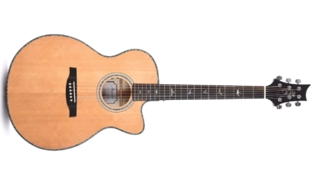 PRS SE A50E Angelus Acoustic Electric Guitar, Black Gold