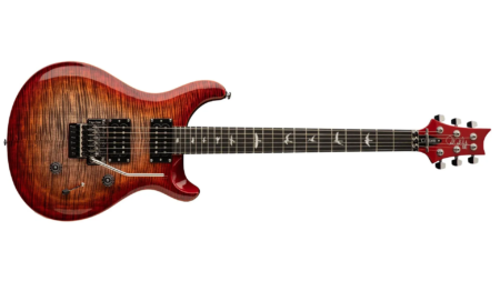 Paul Reed Smith SE Custom 24, Electric Guitar, Charcoal Cherry Burst