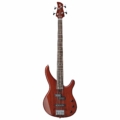 Yamaha TRBX174EW Exotic Wood Bass Guitar, Root Beer finish