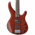 Yamaha TRBX174EW Exotic Wood Bass Guitar, Root Beer finish
