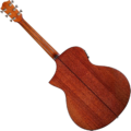 Bromo Guitar BAN4CE Acoustic Electric Guitar with pickup, gloss black finish