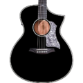 Bromo Guitar BAN4CE Acoustic Electric Guitar with pickup, gloss black finish