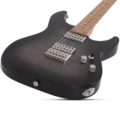 Schecter C-1 Standard Plus Transparent Black Burst, Electric Guitar