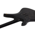 Schecter Synyster Gates Custom-S Electric Guitar, Gloss Black with Gold Pinstripes