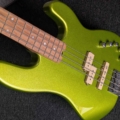 Charvel Pro-Mod San Dimas Bass, Lime Green Metallic, Pre-loved Bass Guitar