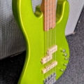 Charvel Pro-Mod San Dimas Bass, Lime Green Metallic, Pre-loved Bass Guitar