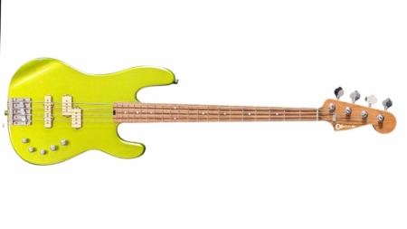 Charvel Pro-Mod San Dimas Bass, Lime Green Metallic, Pre-loved Bass Guitar
