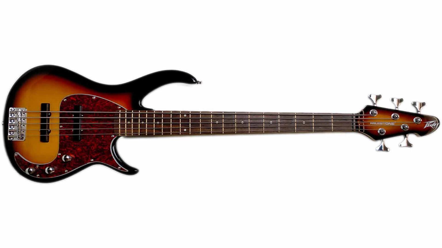 Peavey Milestone Series 5String Bass Guitar, Sunburst Guitar World