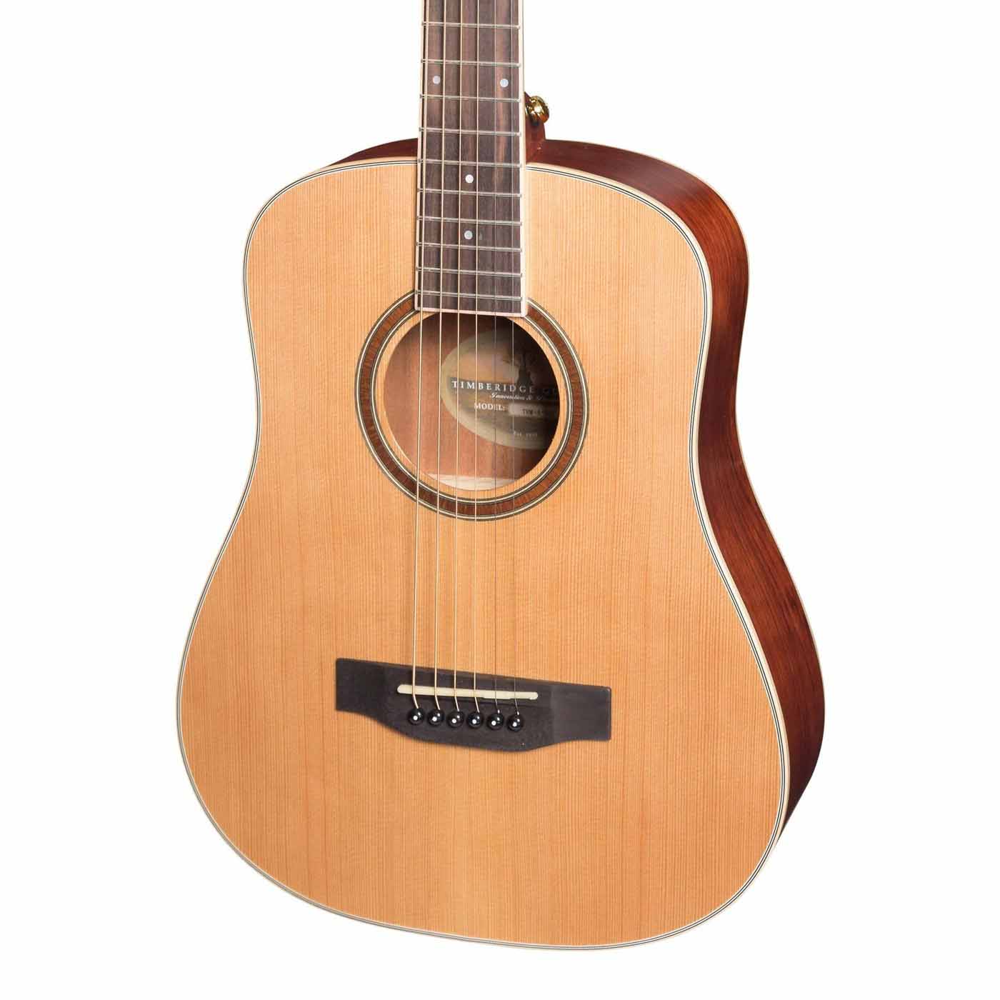 Timberidge '4 Series' Cedar Solid Top Traveller Mini AcousticElectric