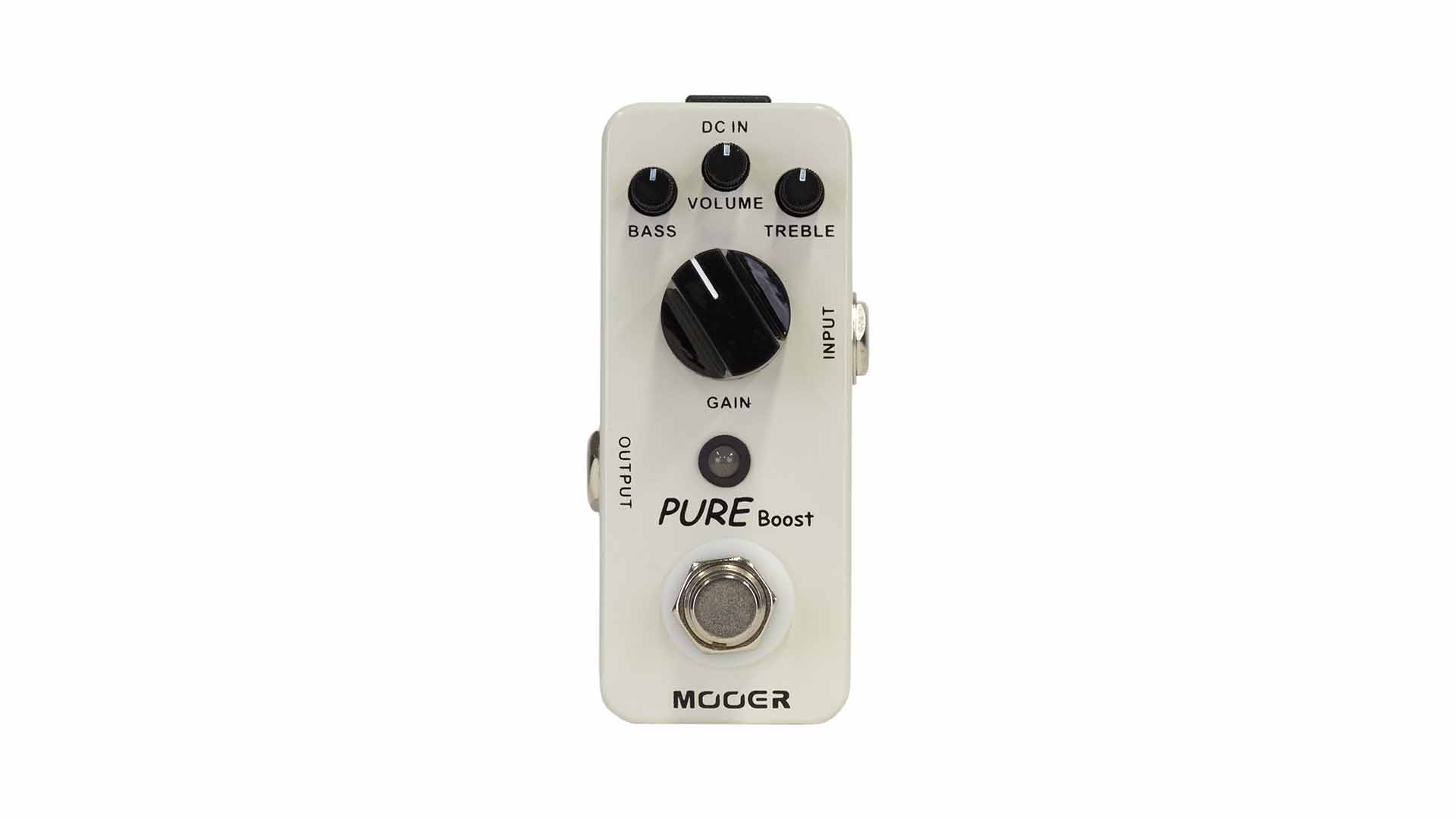 New Mooer Pure Boost Clean Boost Micro Guitar Effects Pedal! 